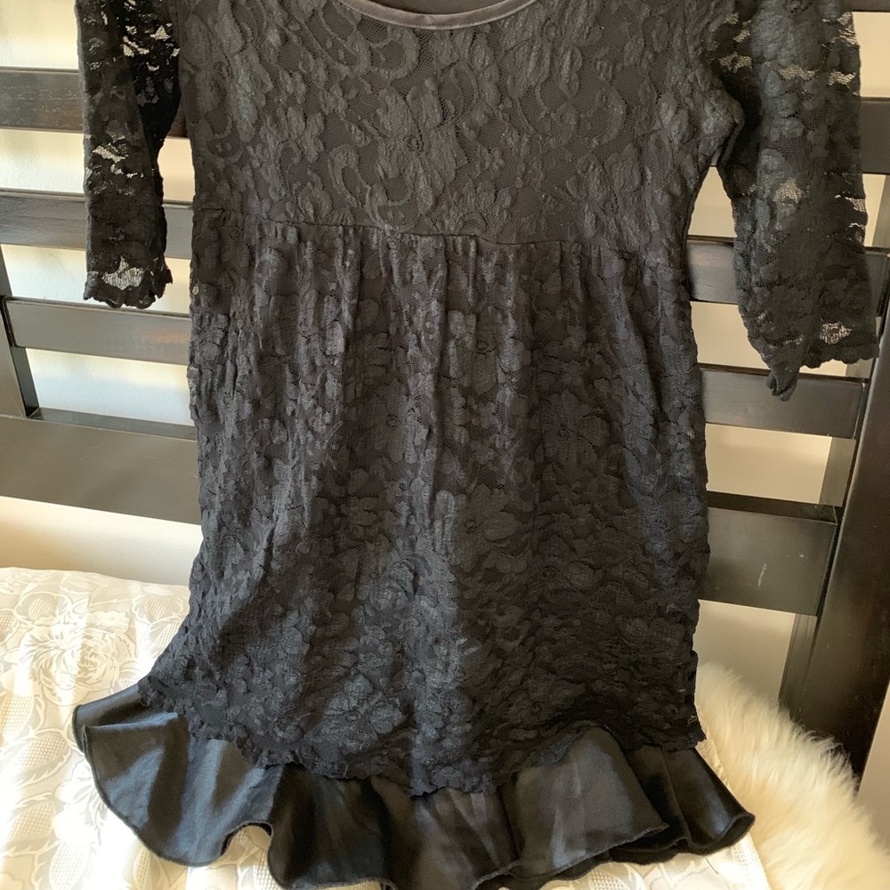 Little black lace dress